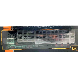 Mercedes Benz LPS 1632 1970 avec remorque bétaillère IXO Models 1/43 - IXOTTR008