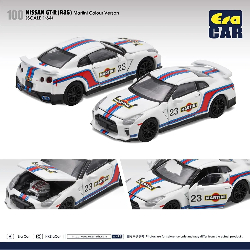 Nissan GT-R R35 #23 "Martini" Era Car 1/64 - EraNS21GTR100