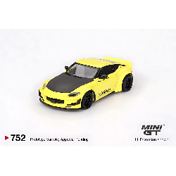 Nissan Z Pandem Ikazuchi Yellow LHD Mini GT 1/64 - MGT00752 - L