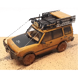Land Rover Discovery 5 portes Camel Trophy Kalimantan 1996 Dirty Version Almost Real 1/43 - 410411