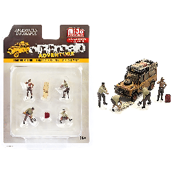 Figurines Off Road Adventure Set American Diorama 1/64 - AD - 76492MJ
