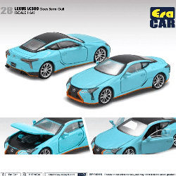 Lexus LC500 goes semi - gulf Era Car 1/64 - LS21LC2801