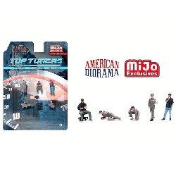 Figurines Top Tuners set American Diorama 1/64 - AD - 2412MJ