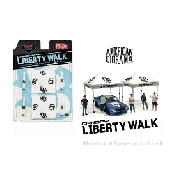 Diorama Liberty Walk Canopy Set American Diorama 1/64 - AD - 2416MJ