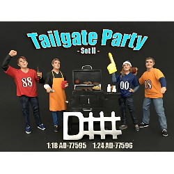 Figurines Tailgate Party Set II American Diorama 1/18 - AD - 77595