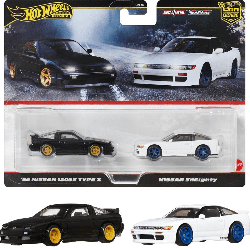 Nissan 180SX Type X 1996 & Nissan SilEighty Hotwheels 1/64 - JBK96