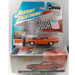 Plymouth AAR Cuda 1970 vit C Orange Johnny Lightning 1/64 - JLCT005