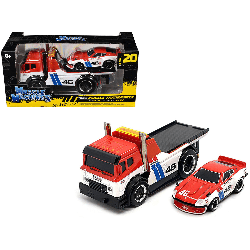 Datsun 240Z BRE #46 & JDM Flatbed Maisto 1/64 - 11553