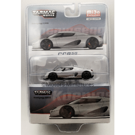 Koenigsegg CC850 Argent Tarmac Works 1/64 - T64G - TL051 - SL