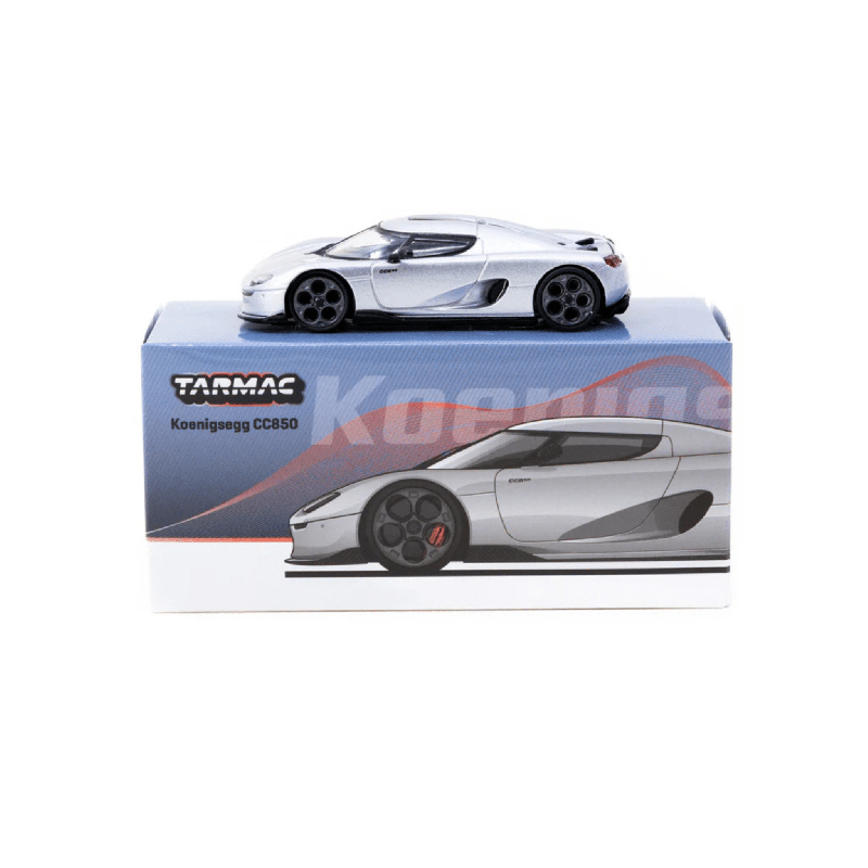 Koenigsegg CC850 Argent Tarmac Works 1/64 - T64G - TL051 - SL