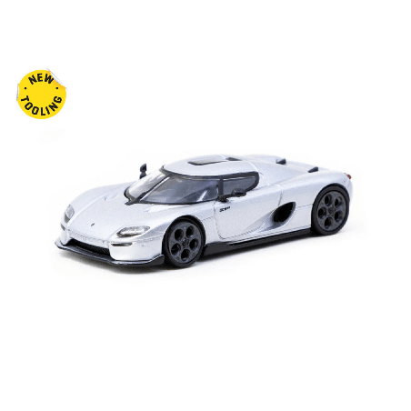 Koenigsegg CC850 Argent Tarmac Works 1/64 - T64G - TL051 - SL