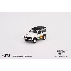 Land Rover Defender 90 Wagon Blanc RHD Mini GT 1/64 - MGT00378 - R