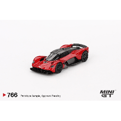 Aston Martin Valkyrie Hyper Red LHD Mini GT 1/64 - MGT00766 - L