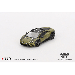 Lamborghini Huracan Sterrato Verde Gea Matt LHD Mini GT 1/64 - MGT00779 - L