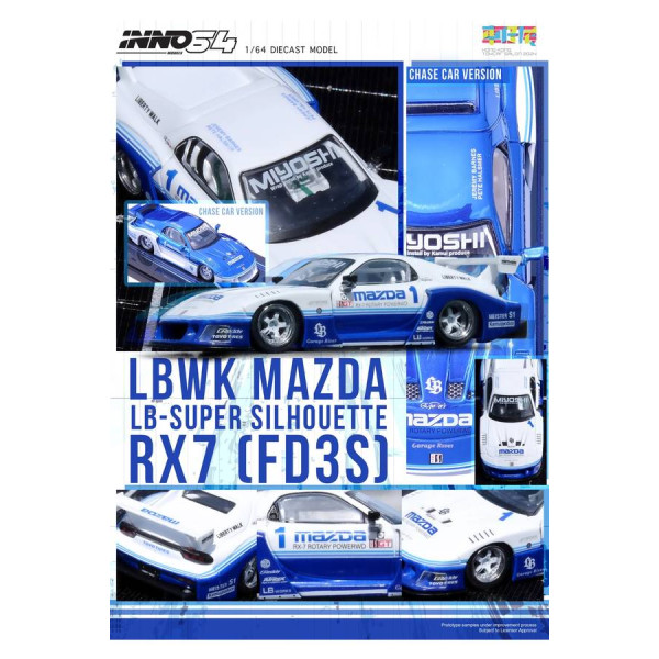 Mazda RX-7 FD3S LB-Super Silhouette – Toy Car Salon 2024 – Inno64 1/64