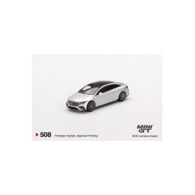 Mercedes-Benz EQS 580 4MATIC RHD – Argent – Mini GT 1/64