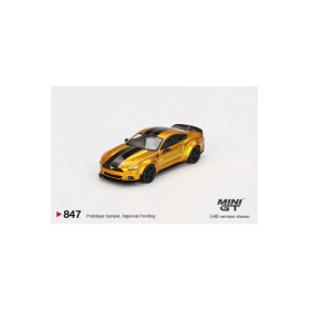 Ford Mustang LB Works – LB Gold – LHD – Mini GT 1/64
