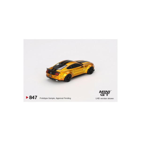 Ford Mustang LB Works – LB Gold – LHD – Mini GT 1/64 - 3