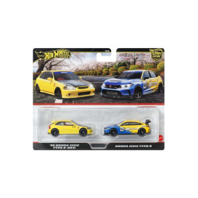 Duo Pack Honda Civic Type-R EK9 1999 & Type-R – Hot Wheels 1/64