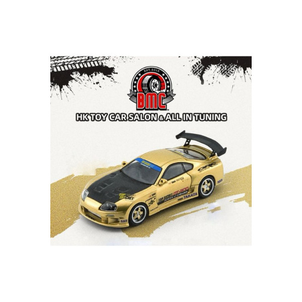 Toyota Supra JZA80 GT300 Top Secret Gold RHD – BM Creations 1/64