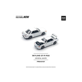 Nissan Skyline GT-R R32 Crystal White – Pop Race 1/64