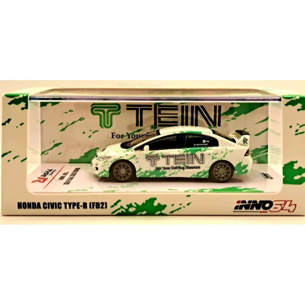 Honda Civic FD2 Type-R TEIN Inno64 1/64 - in64FD2TEIN