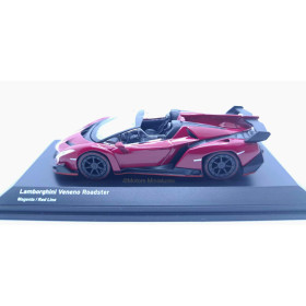 Lamborghini Veneno Roadster Magenta Kyosho 1/64