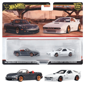 Mazda RX7 FC Pandem & Mazda Miata 2004 Hotwheels 1/64 - HRR75
