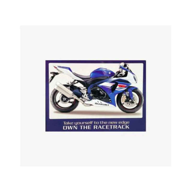 Plaque métal Suzuki GSXR 1000 Tac Signs - tacJO50903