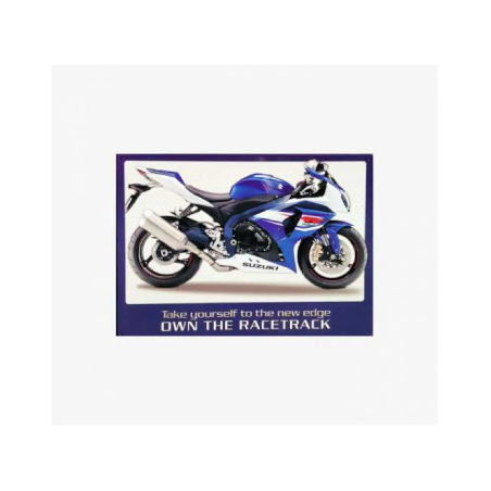 Plaque métal Suzuki GSXR 1000 Tac Signs - tacJO50903