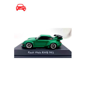 Porsche 993 RWB (Rauh Welt) Vert (ENDOMMAGÉ) Schuco 1/43