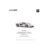 Pop Race Lamborghini Countach LPI 800-4 1/64 Bianco Siderale zijaanzicht