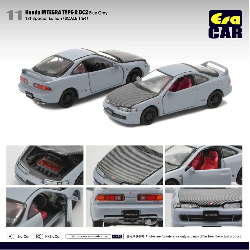 Honda Integra Type-R DC2 blue grey Era Car 1/64 - EraHA20DC2RF11