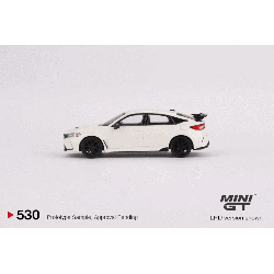 Honda Civic Type R 2023 White Championship LHD Mini GT 1/64 - MGT00530LHD
