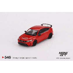 Honda Civic Type R Rallye Red 2023 Advan GT Wheel LHD Mini GT 1/64 - MGT00546LHD
