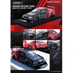Nissan Skyline LBWK ER34 Super Silhouette ADVAN Inno Models 1/18 - in18RR34AD