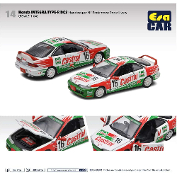 Honda Integra Type-R DC2 #16 Castrol Hondasuper N1 Endurance Era Car 1/64 - EraHA22DC21401
