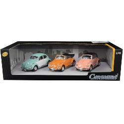 Volkswagen Beetle set of 3 Cararama 1/43 - cara35309