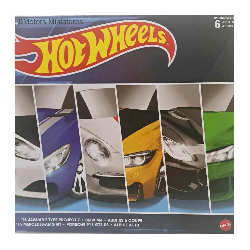 European Theme 6-pack coffret Hotwheels 1/64 - hwmvHDH51