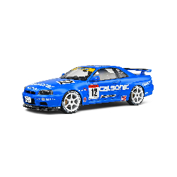 Nissan GT-R R34 #12 Calsonic Bleue Solido 1/18 - S1804307