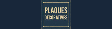 Decoratieve metalen borden